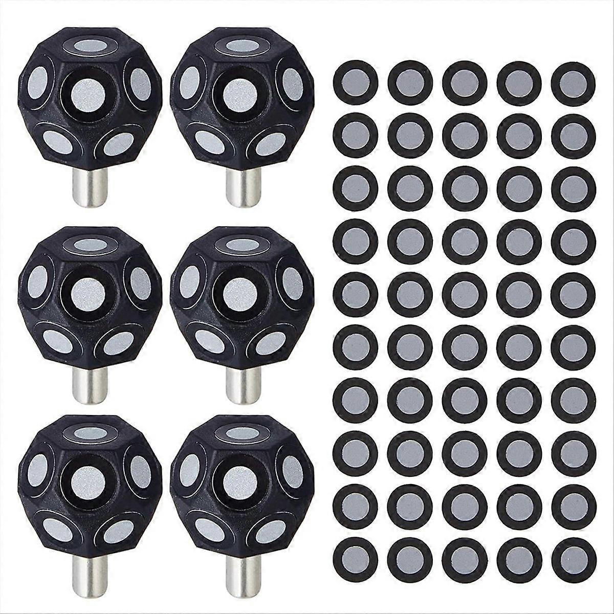 6 Pcs Multi-Angle Marker Set 100 Point 3D Scanner Markers Dot Stickers Scanning -Scanner Turntable 6mm Dot