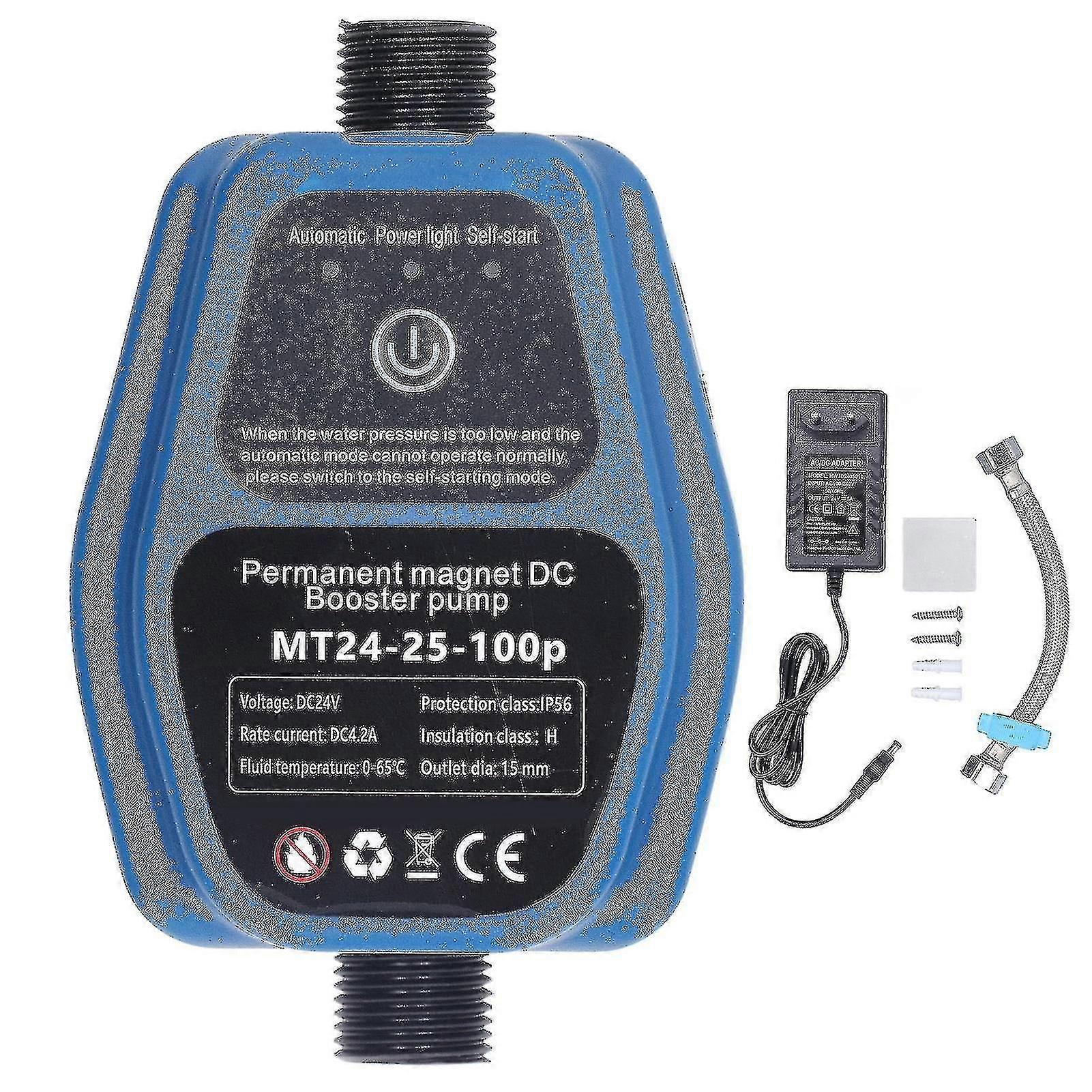 水圧ブースターポンプ 100W 24V 25L IP56 インテリジェントセンシング自動シャワーブースターポンプ 100240V