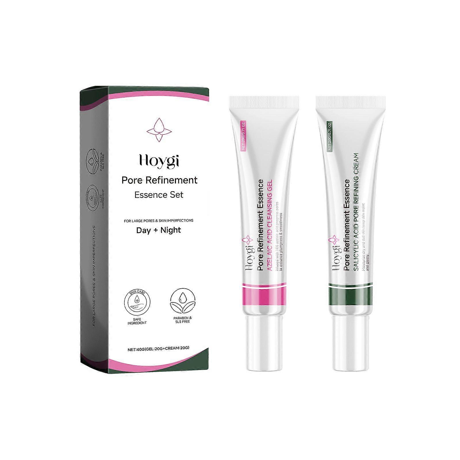 Hoygi Pore Refinement Essence Set, Deeply Clean The Skin And Fine Pore Skin Cream
