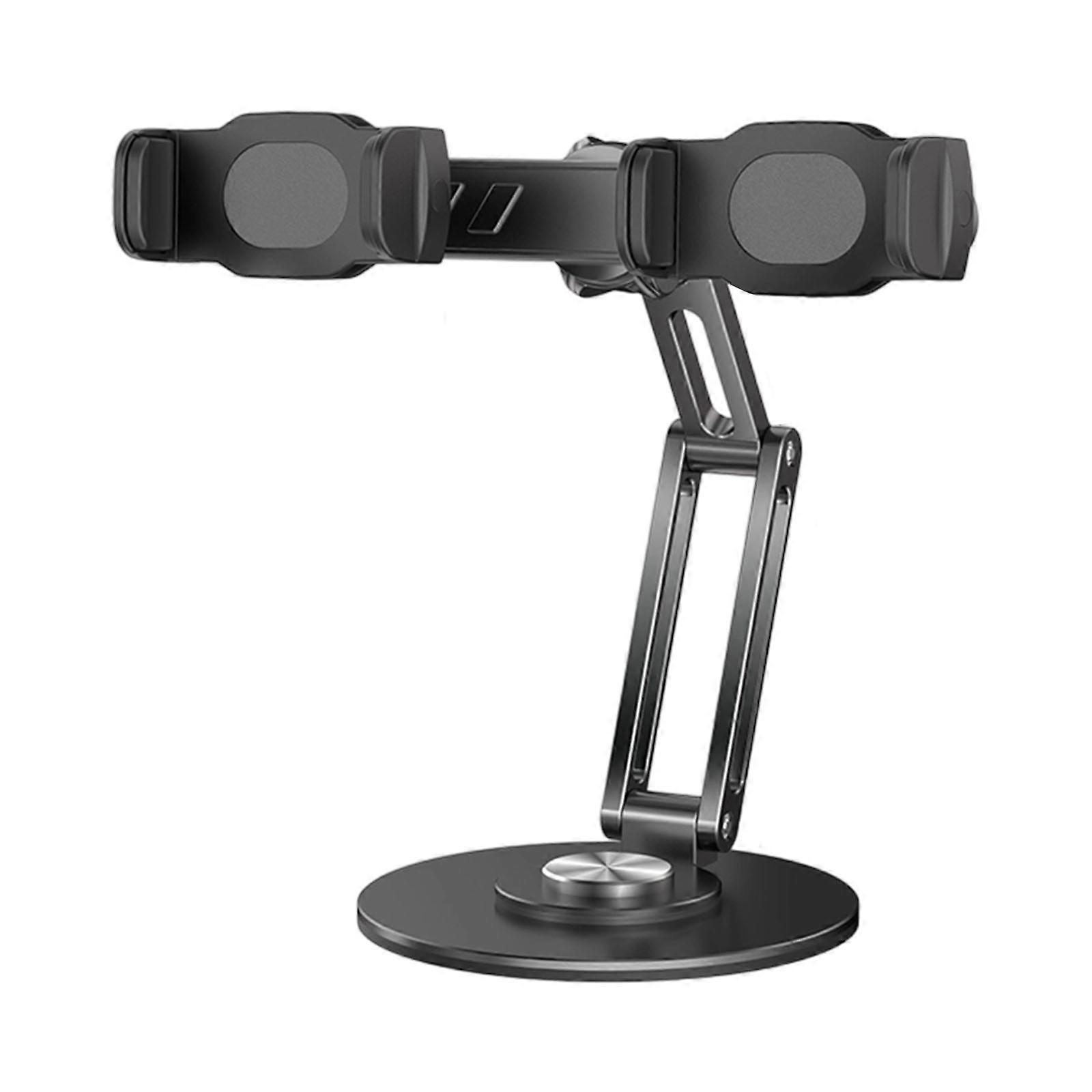 Adjustable Angle Aluminum Phone Stand 360 Swivels Base For Live Broadcasts Office Use 4.5-7Inch Screens Multicolor