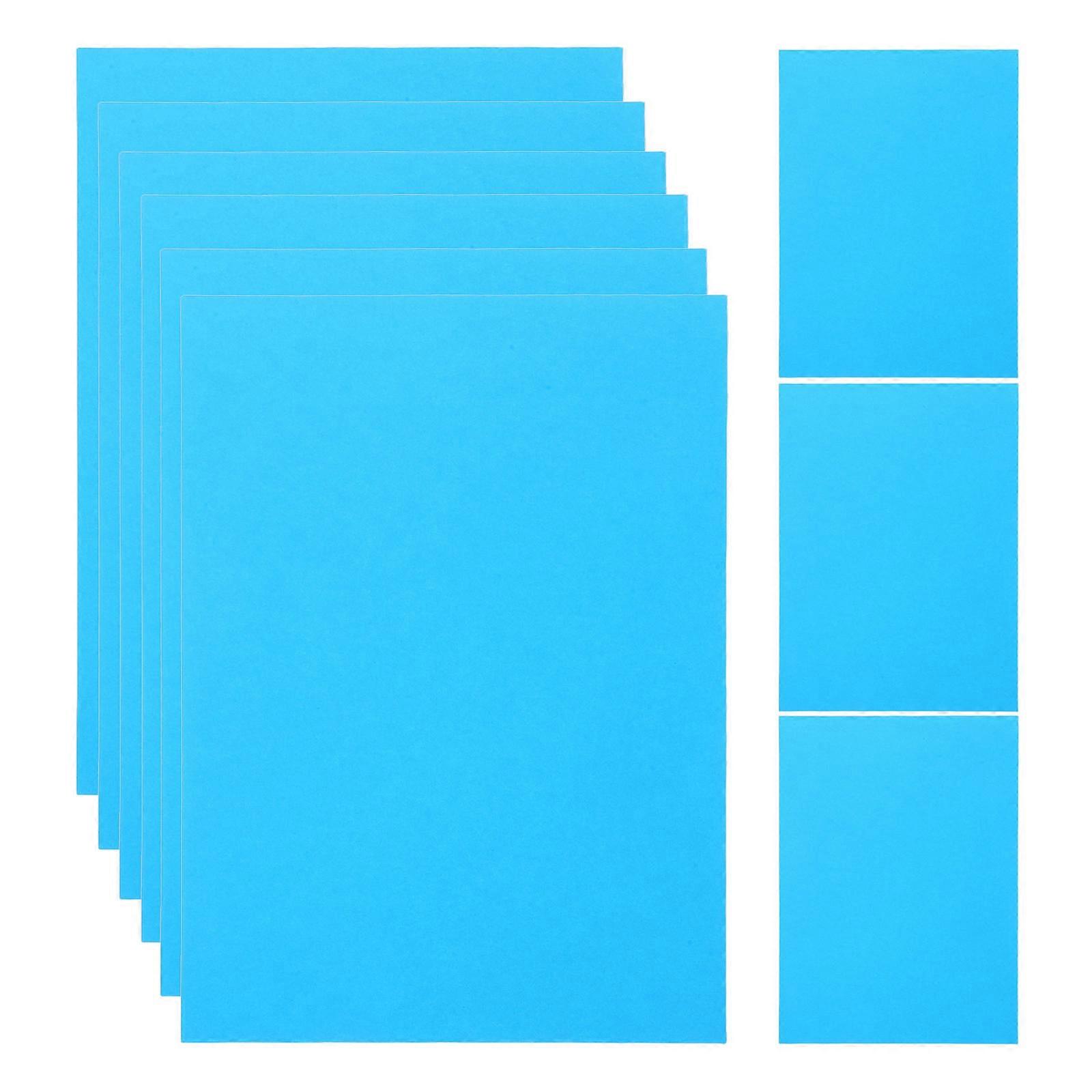 Blue Colored Copy Paper for A4 Printing 100Pcs Accurate Ink Absorption Sheets