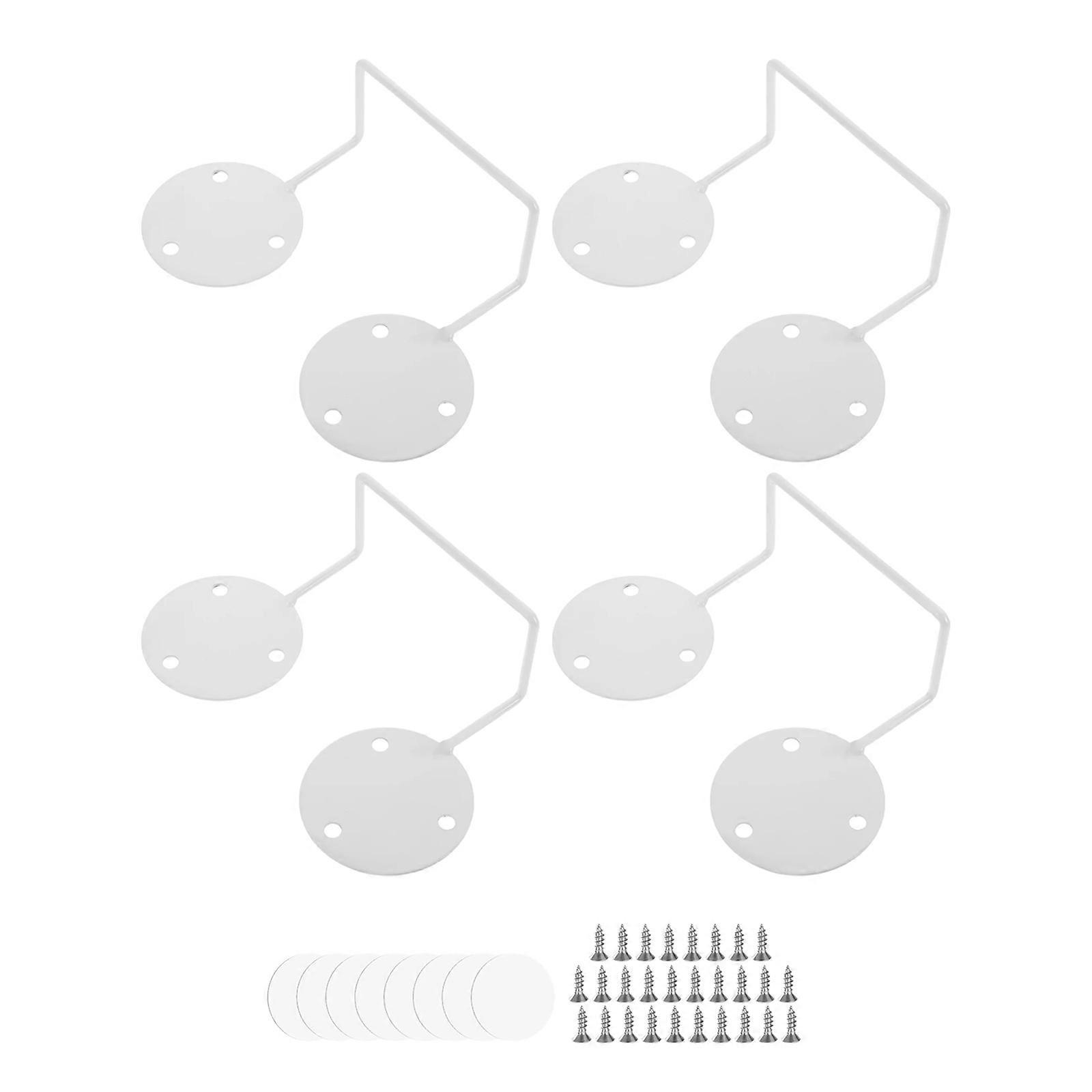 Strong Adjust Mattress Grip Not Slip Retainers Brackets with Adhesive Tape & Hardware Simple Installation  White