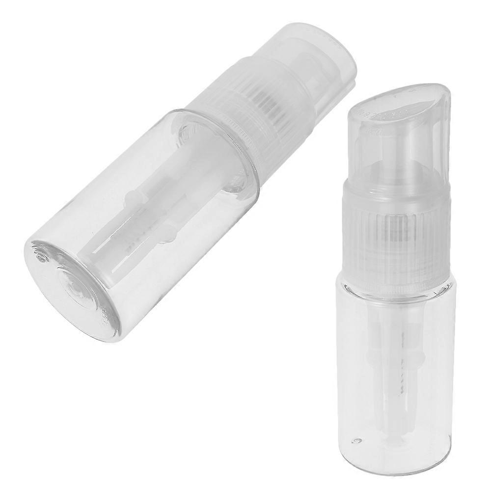 Dry Powder Spray Container 2Pcs for Storage Transparent Reusable