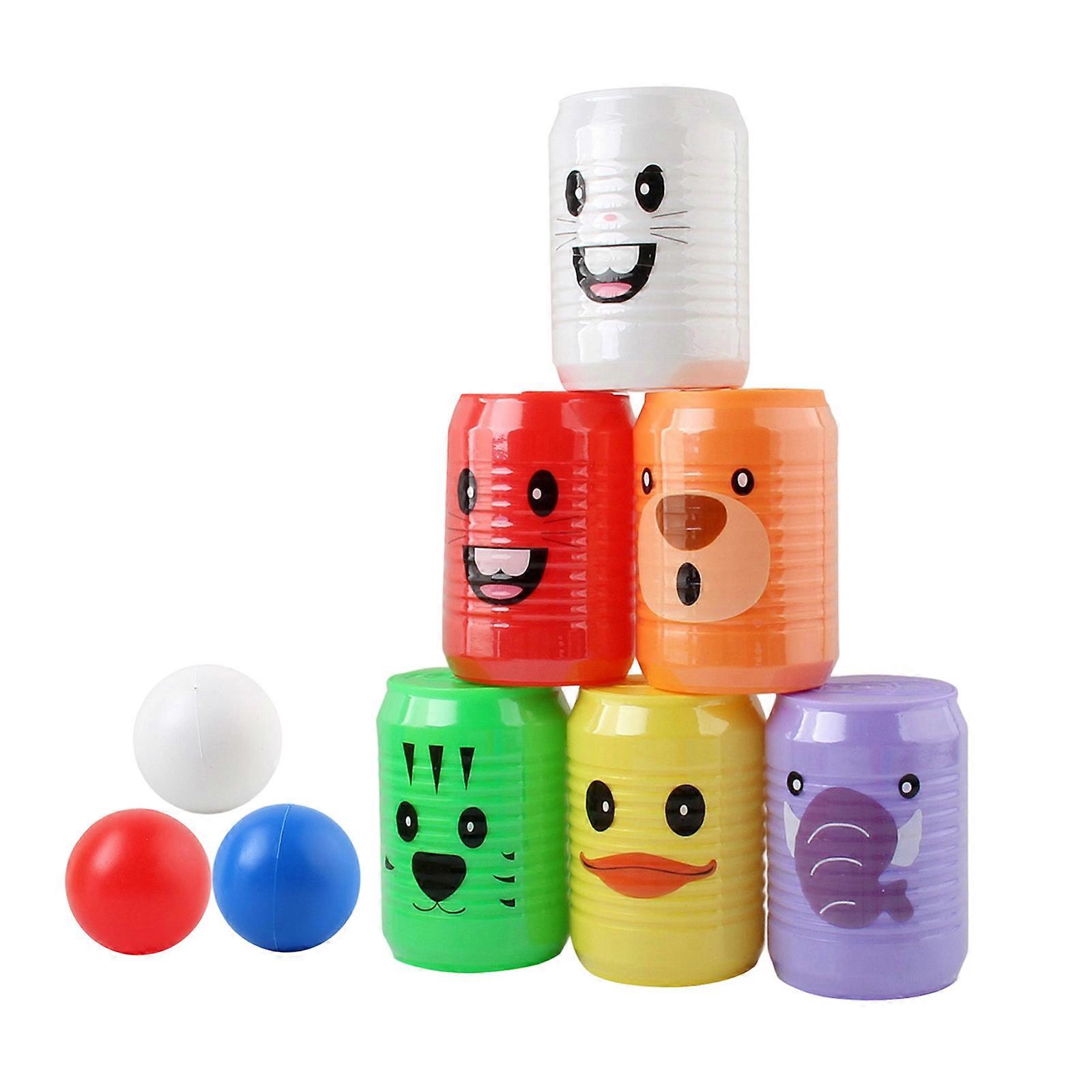 Kids Indoor Bowling Set With Cartoon Animal Design Educational Toy For Interactive Play And Motor Skill Development Multicolor