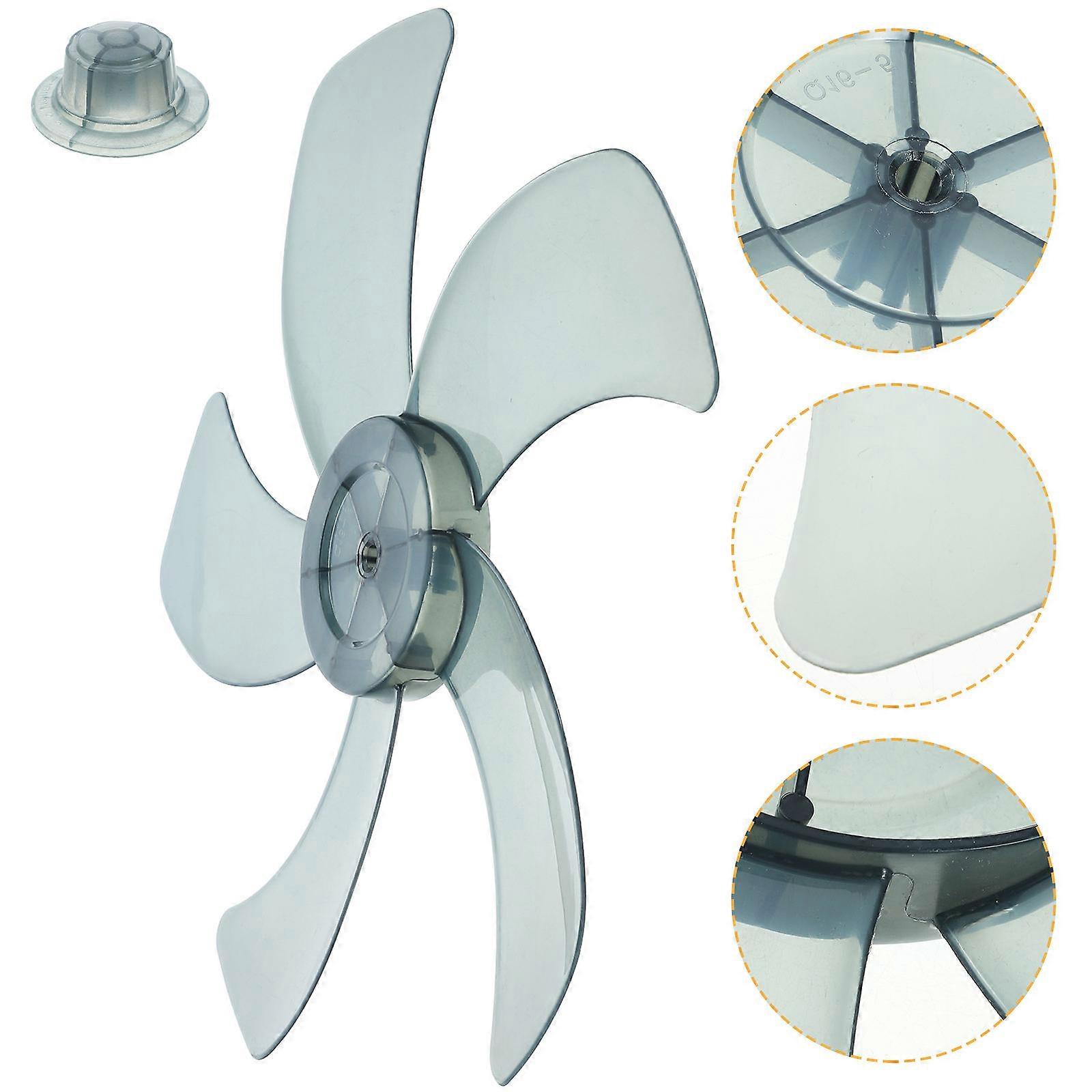 Fanner Replacement 5-Leaf 16 Inch Household Plastic Table Fan Continuous Operation 1Pcs