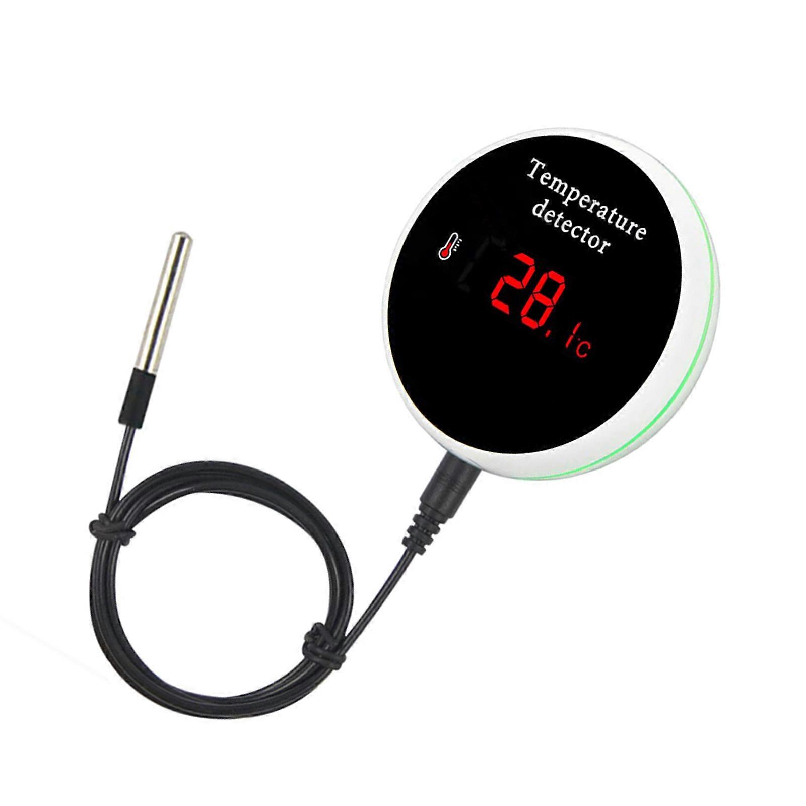 Temperature Detector Waterproof Temperature Sensor ABS Temperature Monitor Easy to Use for Racks Cold Storage Multicolor