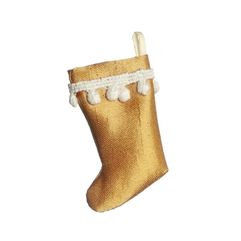 دمى البيت الذهب تخزين شرابة الديكور تقليم 1:12 ملحق