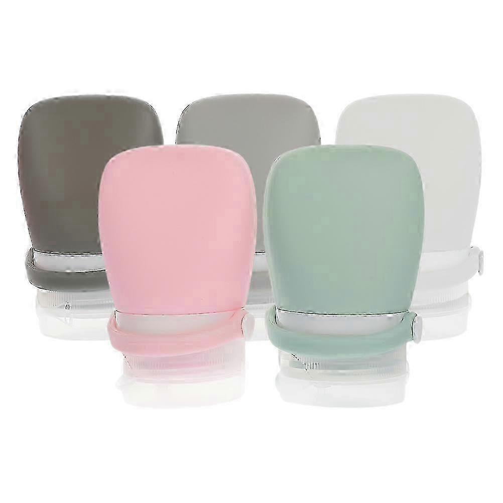 w 5pcs Travel Bottles Empty Lotion Bottles Refillable Toiletries Bottles Shampoo Bottles 30ml