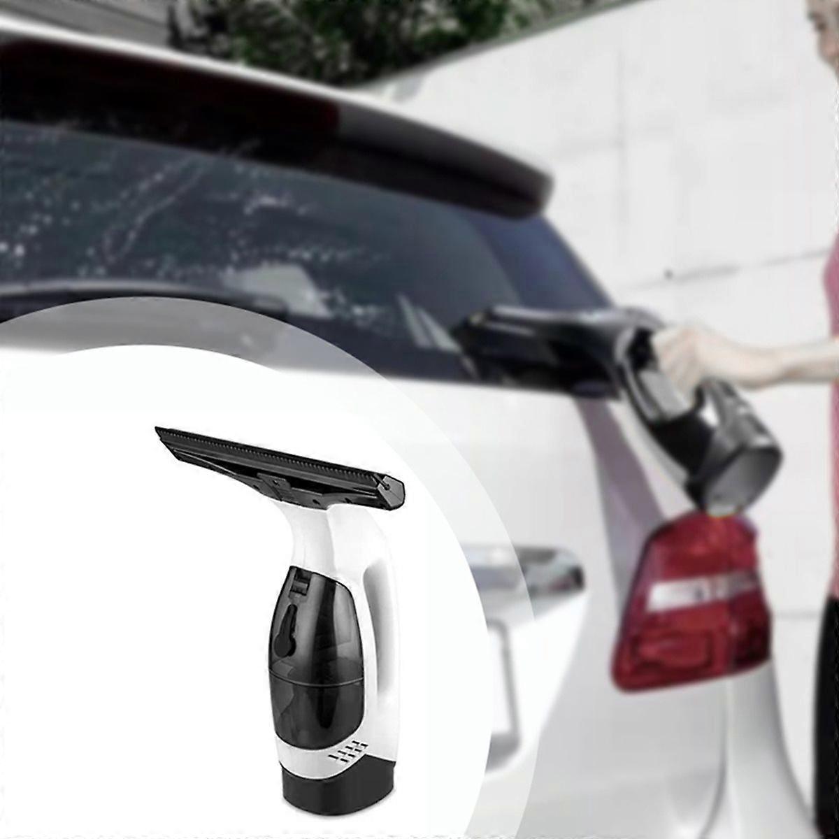 White Cordless Rechargeable Automatic Portable Machine Window Wiper EU Plug