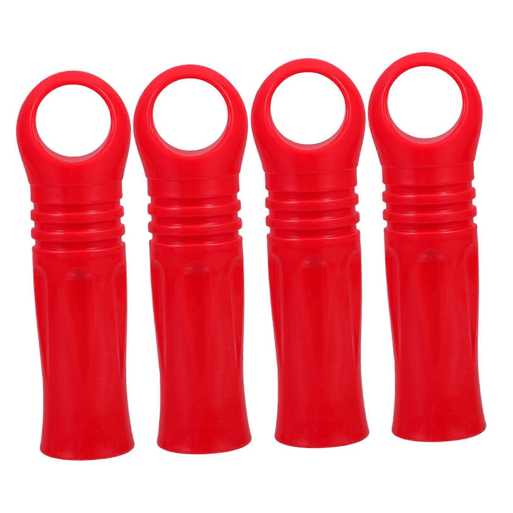 Mop Handle End Caps Set of 4 Ergonomic Replacement Grips for Floor Cleaning and Dustpan Rods