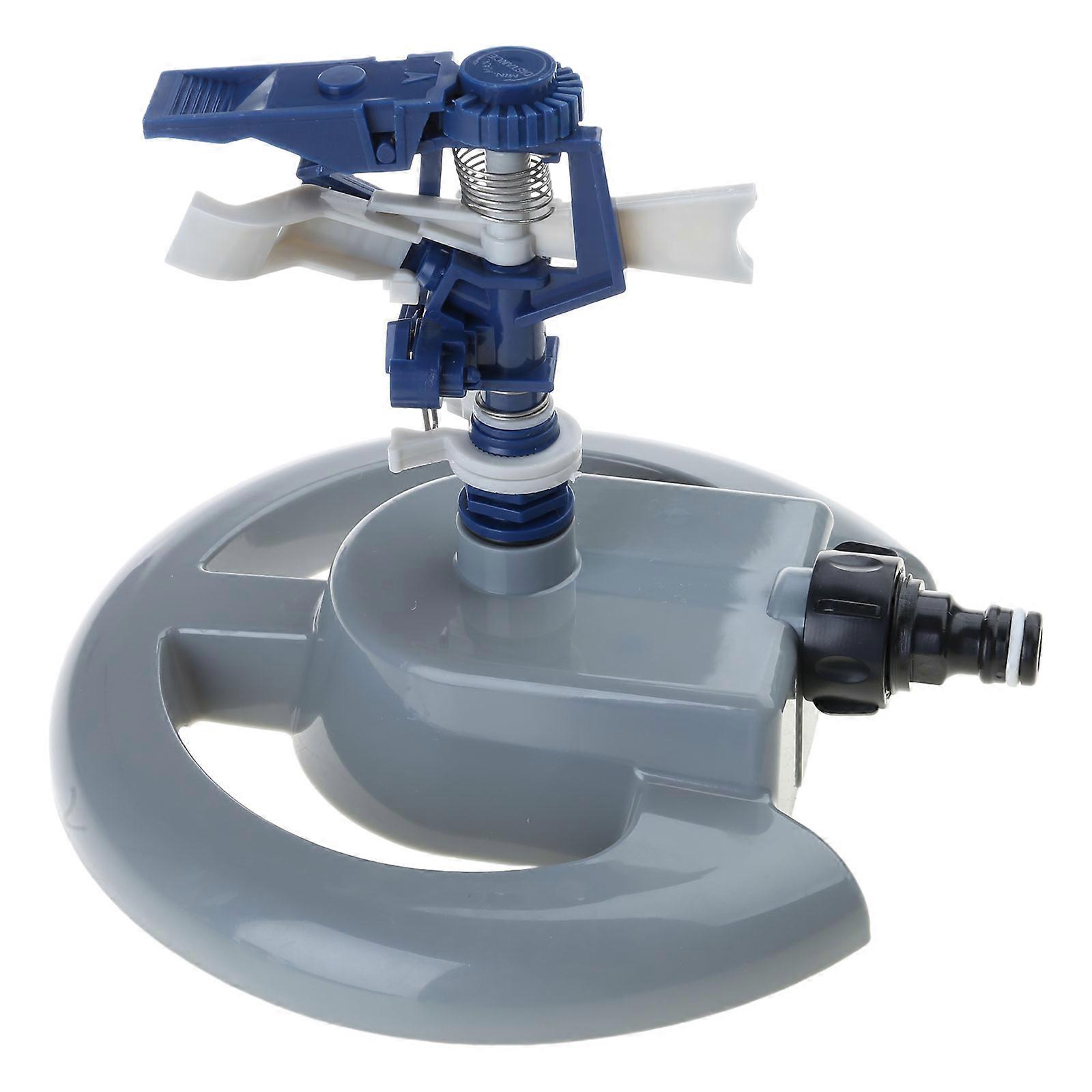 360 asteen automaattinen pyörivä puutarhan vesisprinklerijärjestelmä Nopeat nurmikon pyörivät suuttimet Puutarhapihan kastelutarvikkeet harmaa