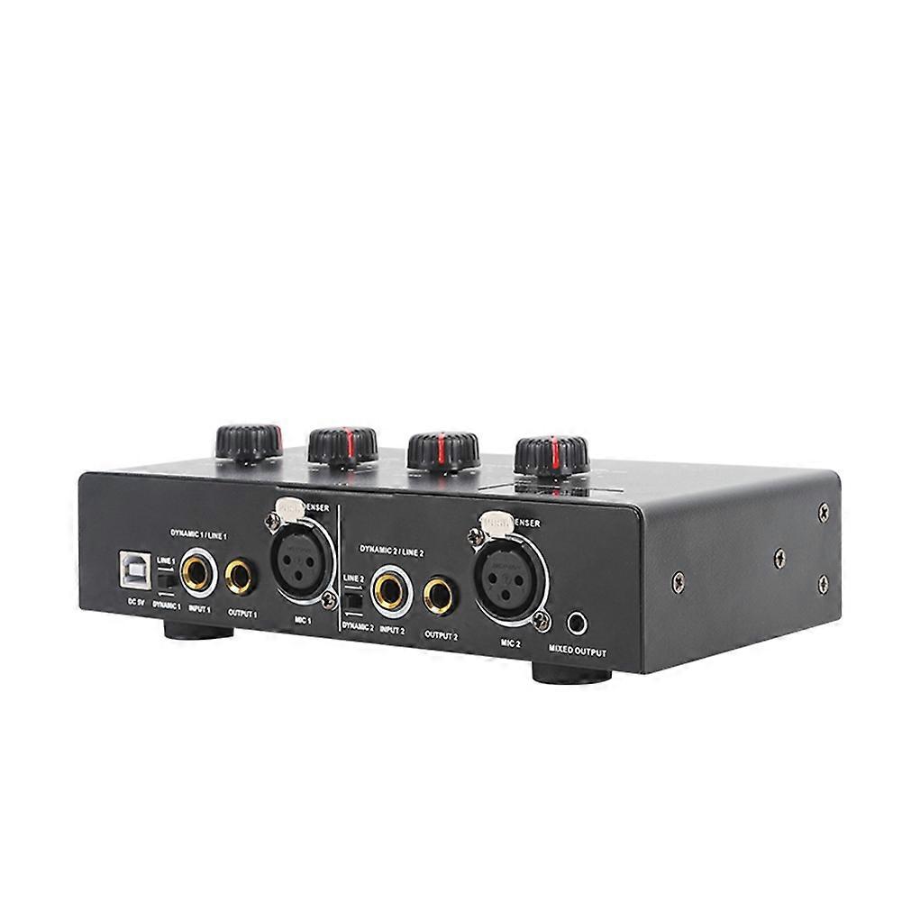 48V Dynamic Microphone Condenser Mic Amplifier Audio 48V Phantom Power Charging for Live Sound Card Speaker B