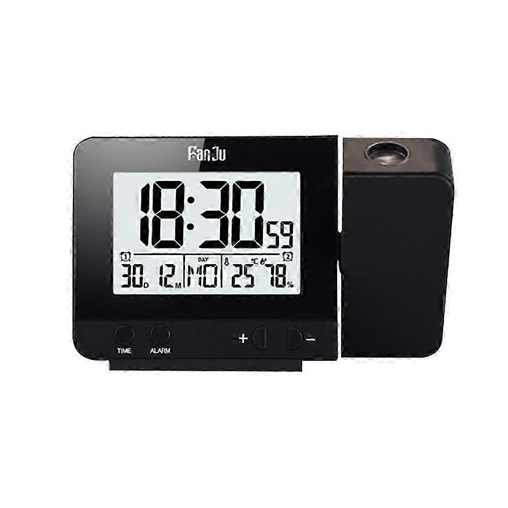 Charging Alarm Clock Clock Projection Ceiling Wall Projection Clock Led Shadow Clock Projector Alarm Clock