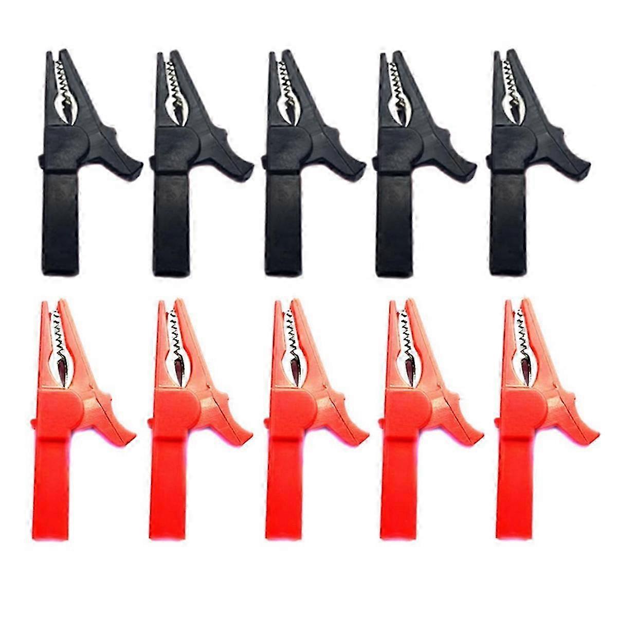 10Pack Alligator Clips 1000V 32A Automotive Electrical Test Clips