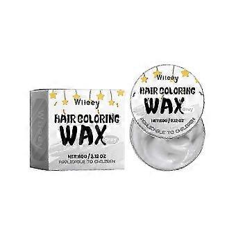 Wiieey Gray Crema para el cabello de color para niños Extracto de planta Mantenimiento Diy Color para el cabello