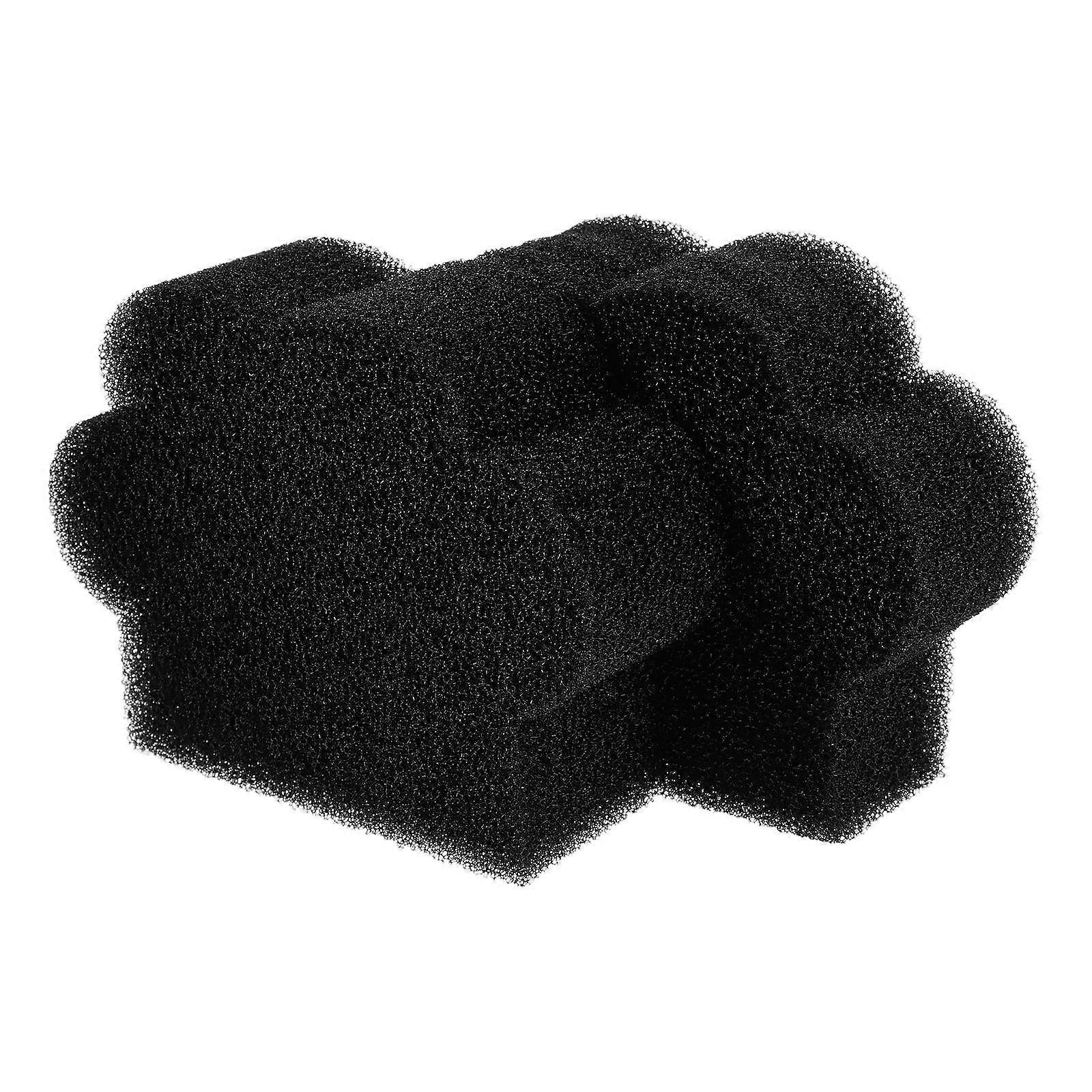 Washing Machine Hair Remover Sponge for Laundry 2Pcs Black Practical Tool