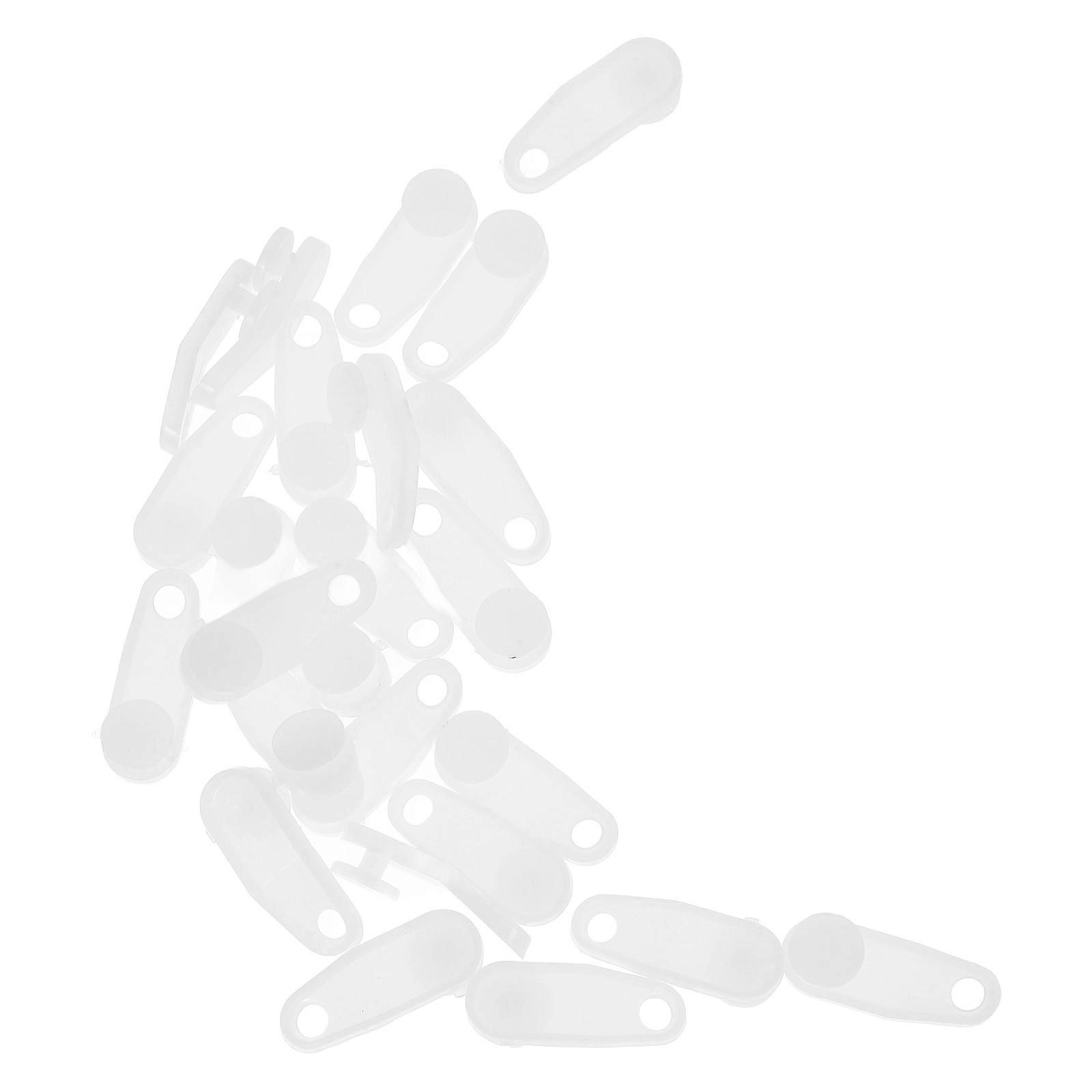 Curtain Track Gliders Curtain Rail Track Hooks for 24Pcs Silent Operation