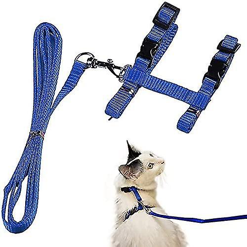 Cat Harness With Leash Adjustable Harnesses Cat Leash Kitten Collar Escape-proof
