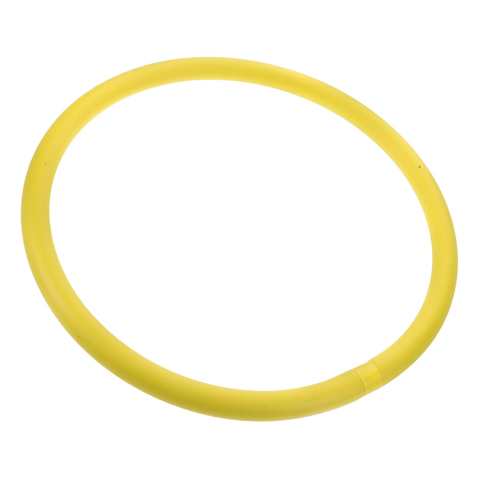 Weighted Arm Hoop Body Exercise for Workout Yellow Pe Material