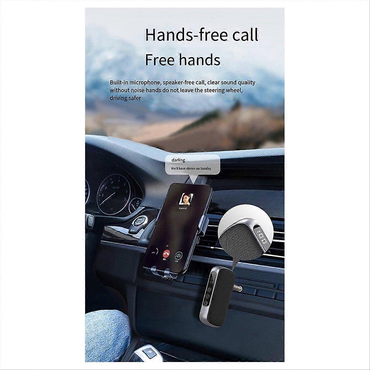  GR11 digital display car Bluetooth transmitter and receiver