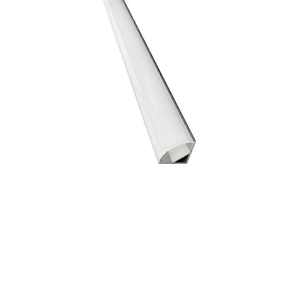 LED Aluminum Profile for 10mm LED Strips, 35pcs 0.5m Channel with Diffuser Cover for Cabinet Lighting