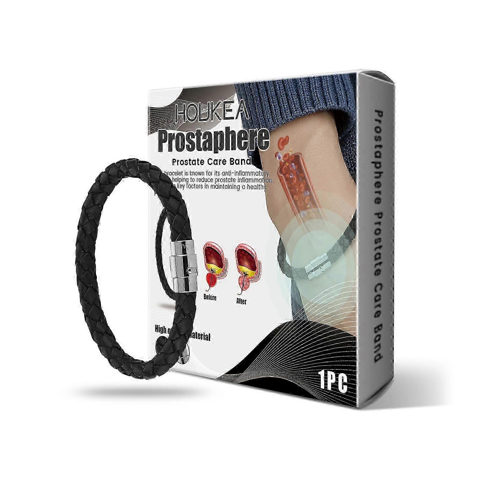 men's charm bracelet contains PU, alloy