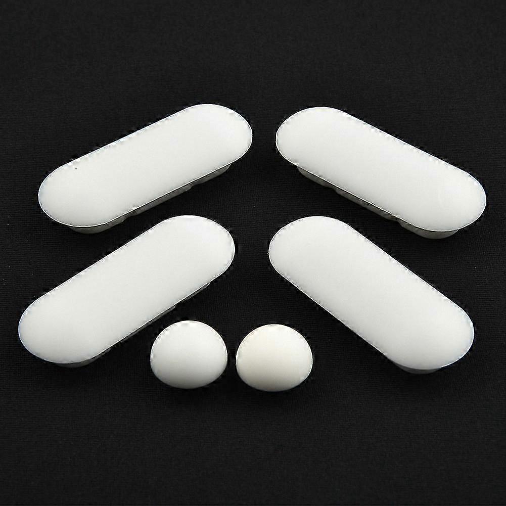 Vitt gummikudddyna för toalettsits med lockbuffertar, tillbehörsset