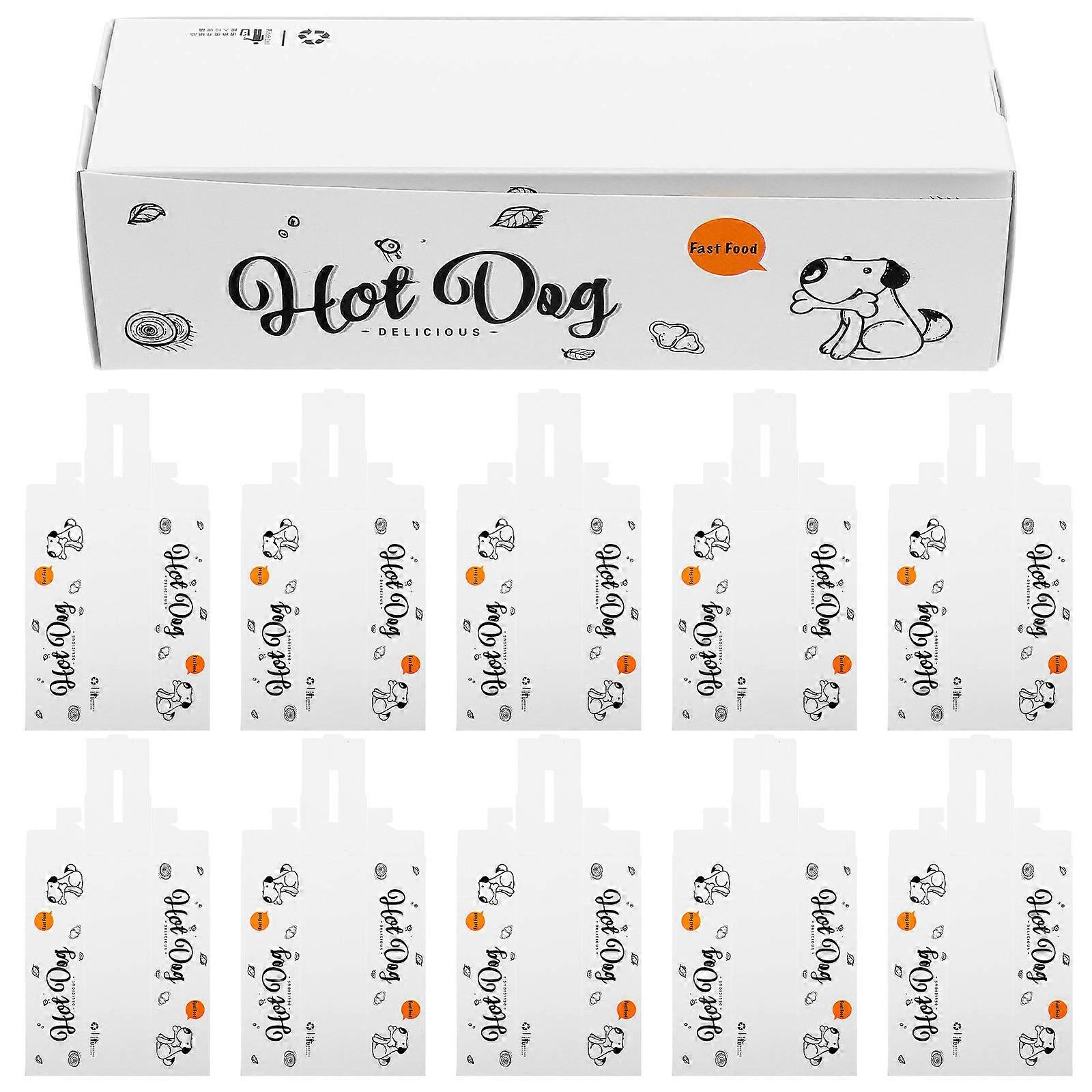 Snack Hot Dog papírcsomagolás 200 db-os csomagoláshoz