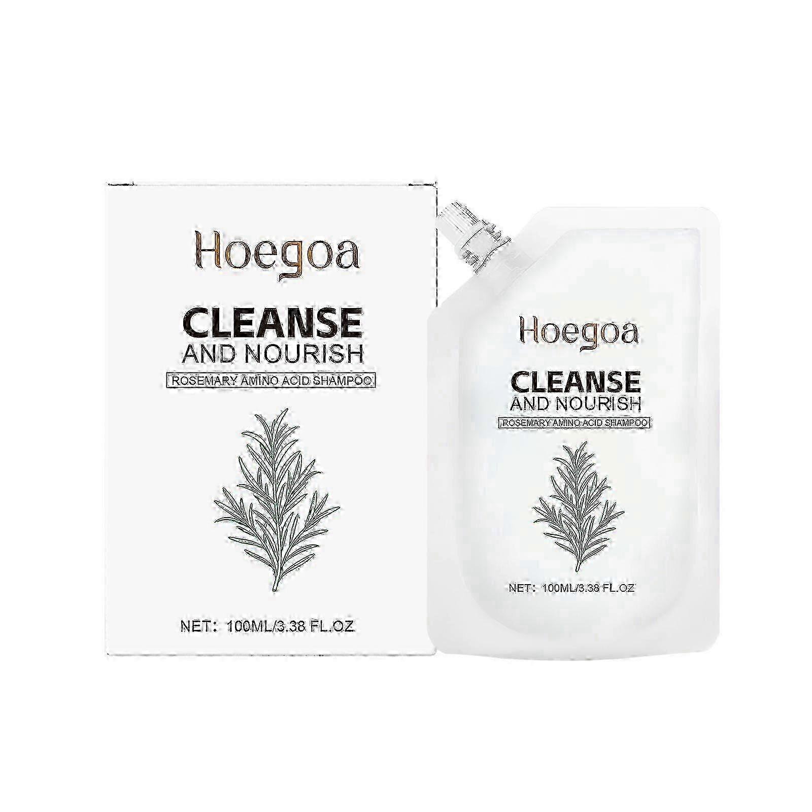 Hoegoa Rosemary Shampoo Is Refreshing, Gentle, Cleansing, Smooth And Lustrous, And Provides Rich Foam For Daily Care