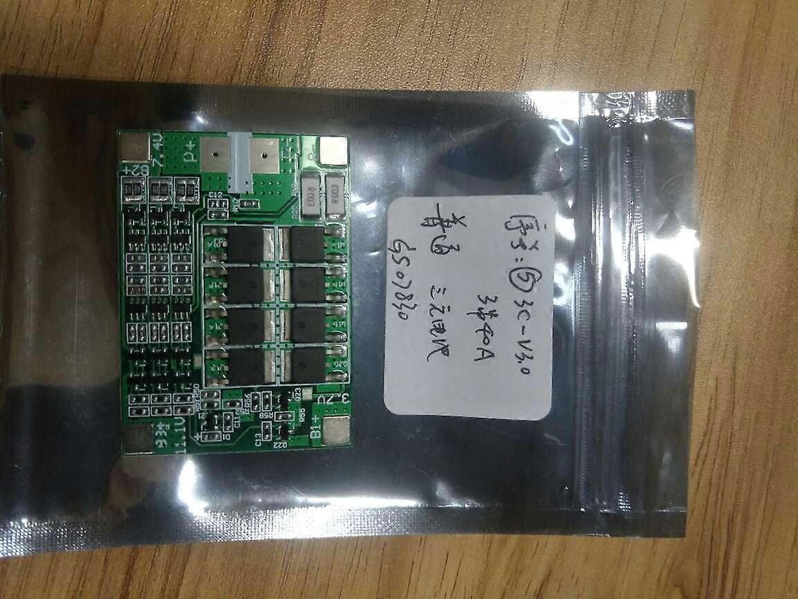 Lithium Battery Protection Board, 3S 12V 40A Lithium Battery Protection Board BMS PCB Board with Balance Charging.