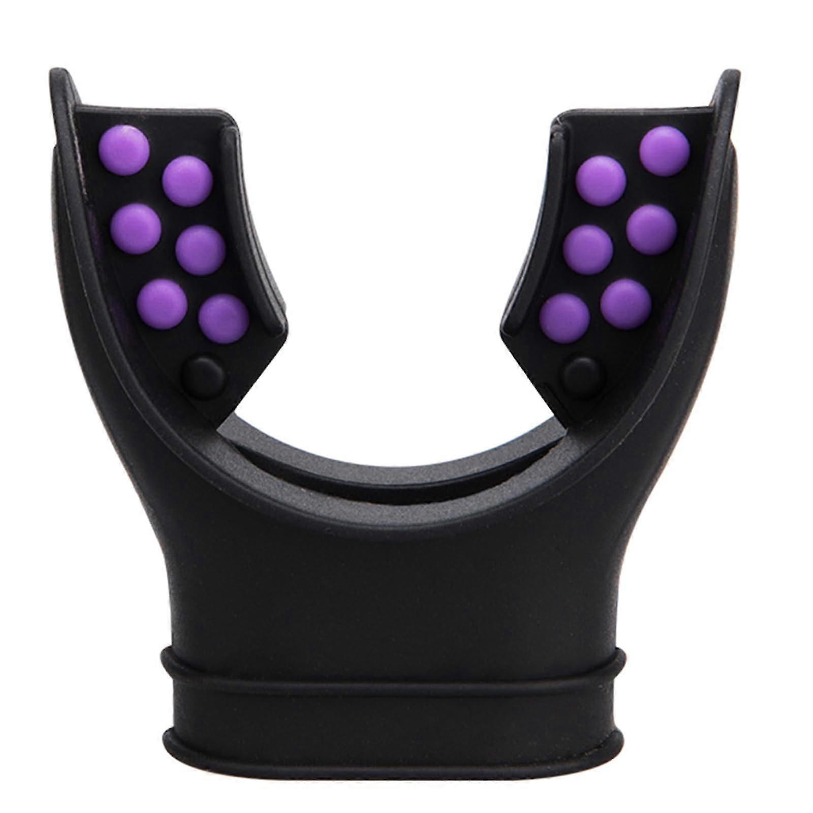 Silicone Diving Mouthpiece Dot Pattern Snorkel Regulator Compatible Underwater Breathing Accessory