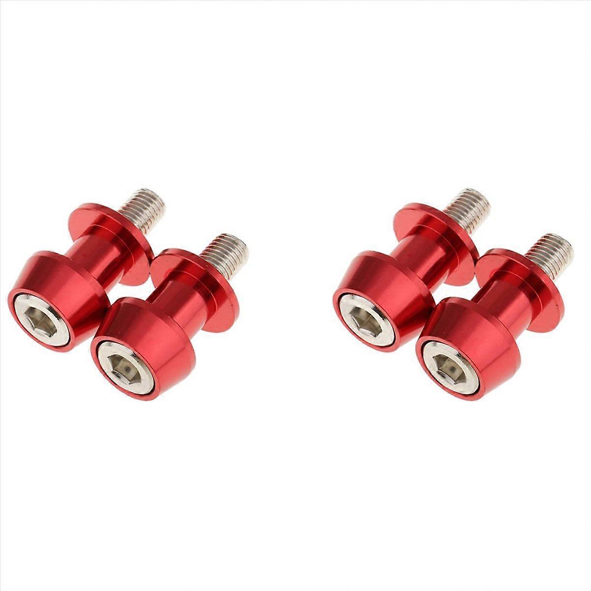 2X Motorcycle CNC Swingarm Swing Arm Spool 10mm for -Red