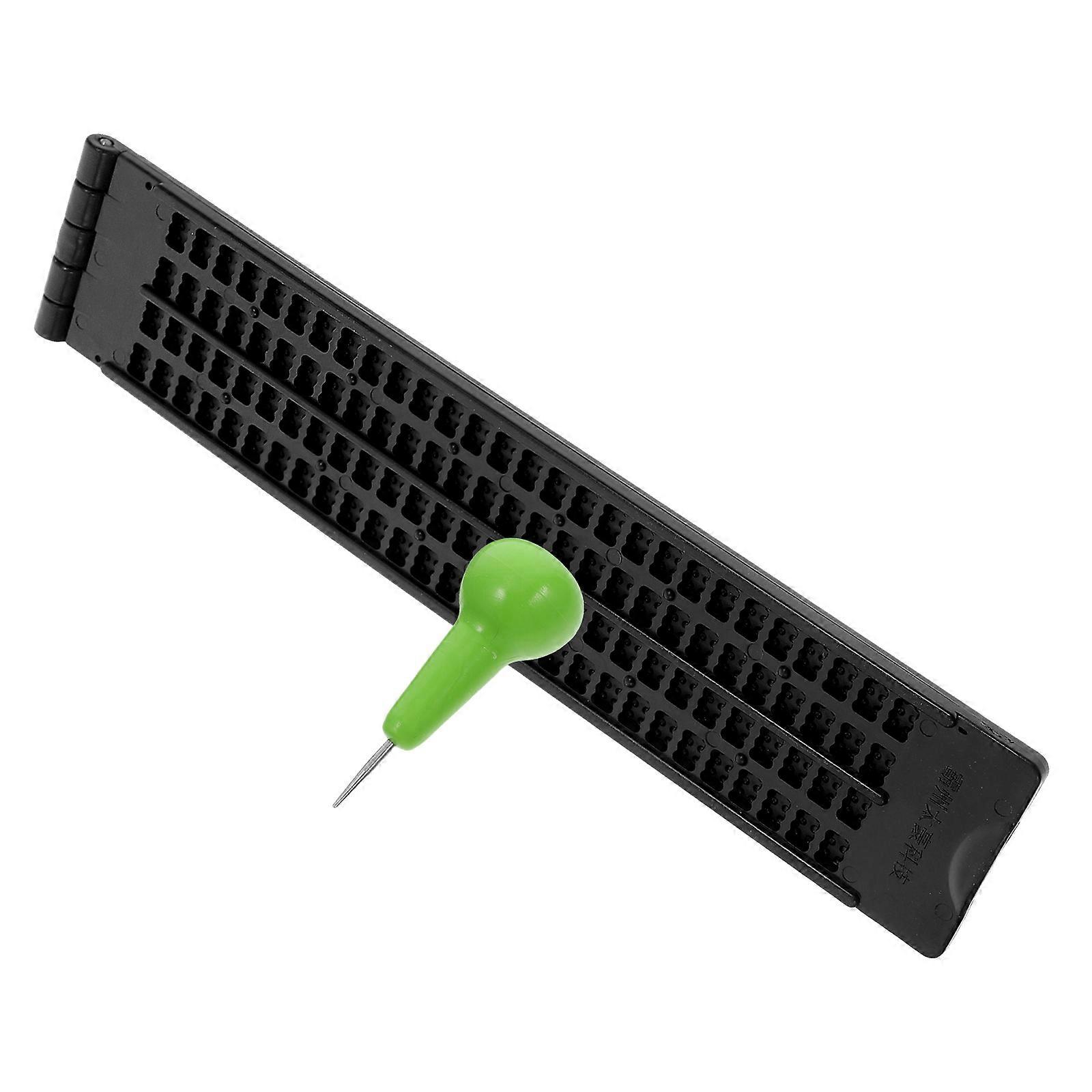 Braille Learning Tools 1Set Braille and Stylus for Blind Use