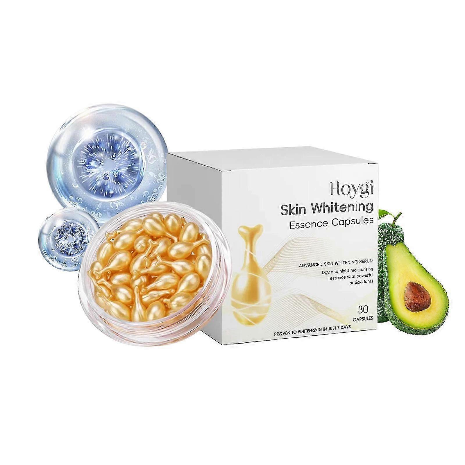 Brightening Care Capsules for Deep Hydration, Skin Whitening & Moisturizing, Easy Application