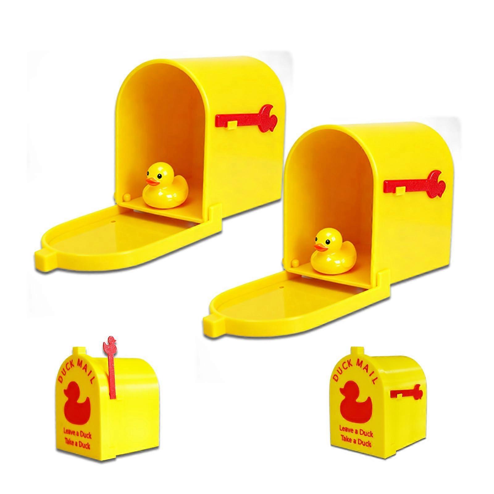 2Pack Cruise Door Mailbox with Yellow Duck, 3D Printed Magnetic Design for Cabin and Home