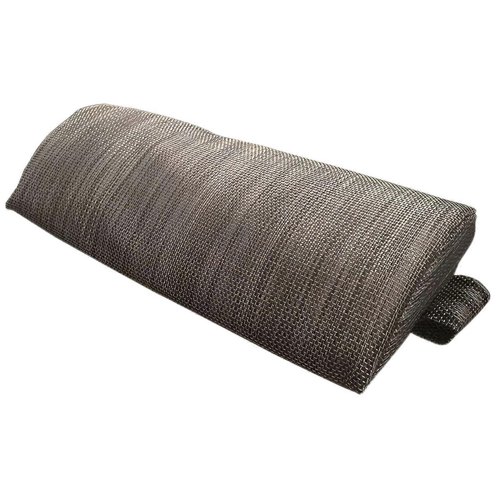 Ergonomic Neck Support Pillow with Adjustable Strap for Office, Home, Travel – Gray 35x15x5 cm