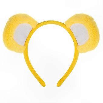 Plush Bear Ear Hairband, Cute Cartoon Headband for Daily Styling, Face Washing, Festival Party, Photo Outfit, Accessory for Teens & Adults, Soft