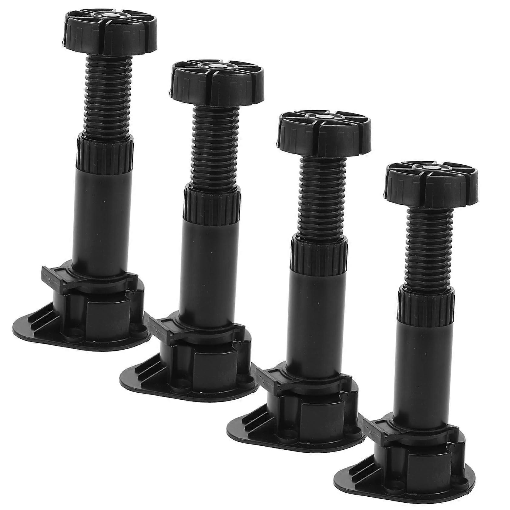 4Pcs Adjustable Furniture Legs with Adjustable Height and  Load Capacity for Cabinets and Tables