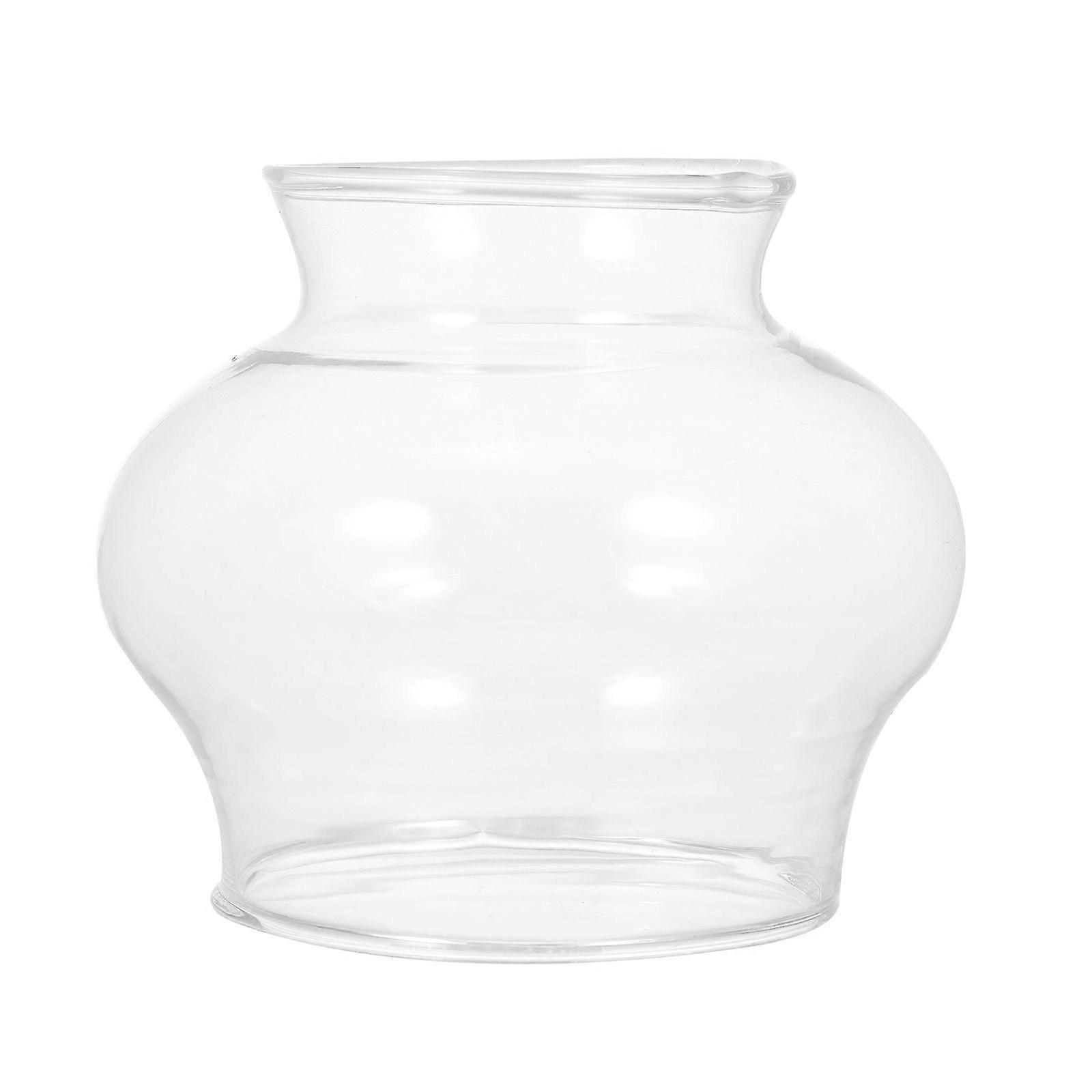 Glass Lampshade Retro Oil Lamp Windproof Cover Kerosene Lamp Accessory