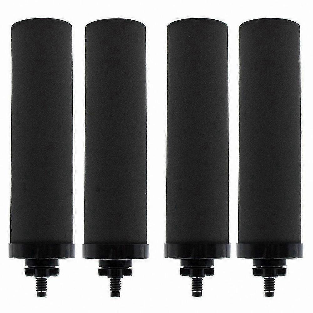 4-Pack Activated Carbon Replacement Water Filters for Berkey Gravity Purifiers