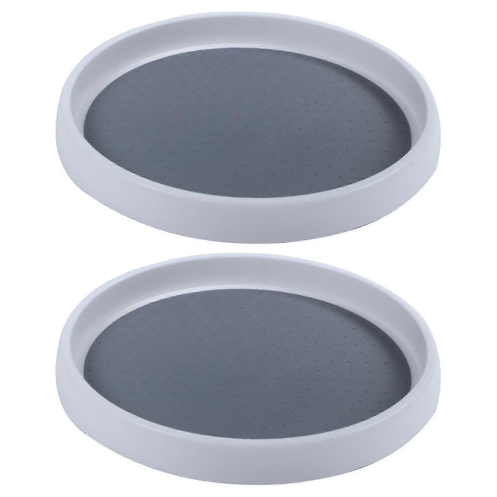 25-26 Flavoring Bottle Rack 360 Rotating Spice Tray Kitchen Storage Rack