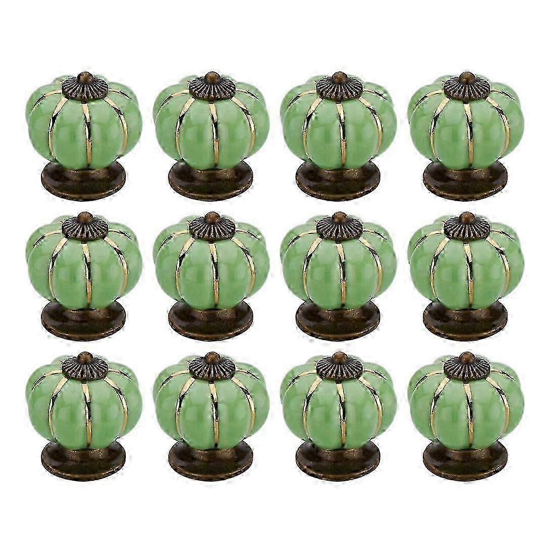 2025 12 Pcs Knobs Vintage Ceramic Cabinet Knobs Drawer Dresser Knobs and Pulls Ceramic Cupboard Furnitur