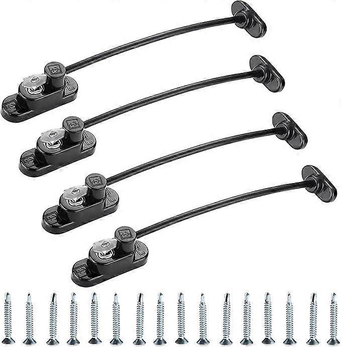 Set of 4 security locks for windows and doors, limiting their opening