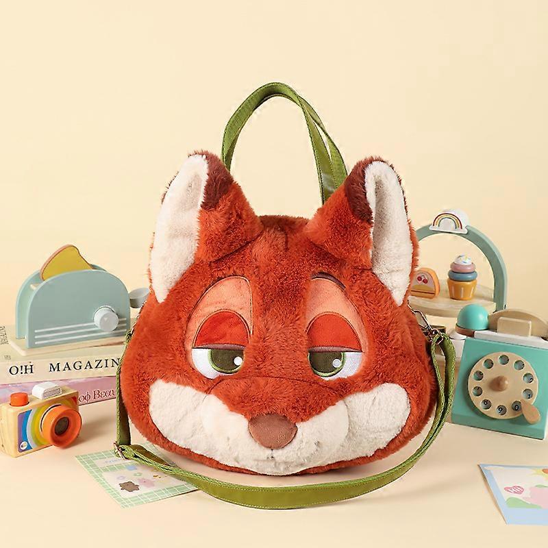 Nouveau sac bandoulière Disney Zootopia Judy Nick en peluche, un best-seller adorable avec une grande capacité. Idée cadeau pour les fêtes.
