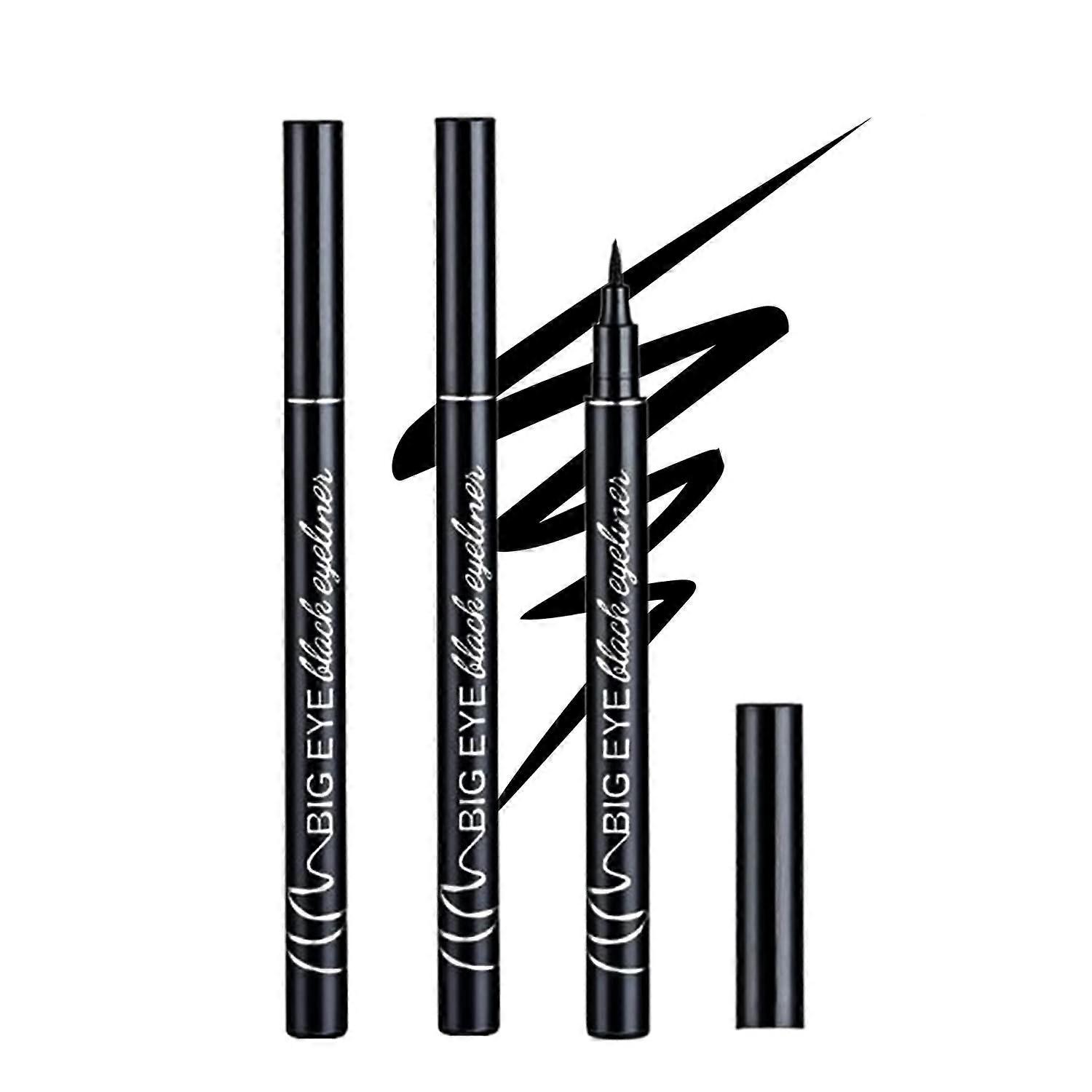 2PCS Waterproof Liquid Eyeliner Pen with Ultra Precise Brush Tip and QuickDrying Formula