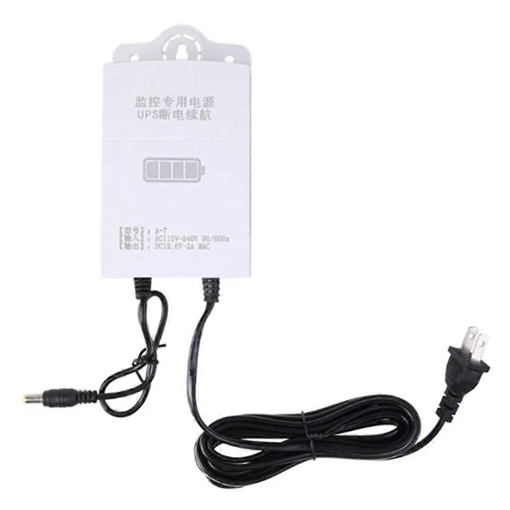 12V-2A Uninterruptible Power Supply for WiFi, Modem, Router, Security Camera Mini UPS Battery Backup Protector US PLUG