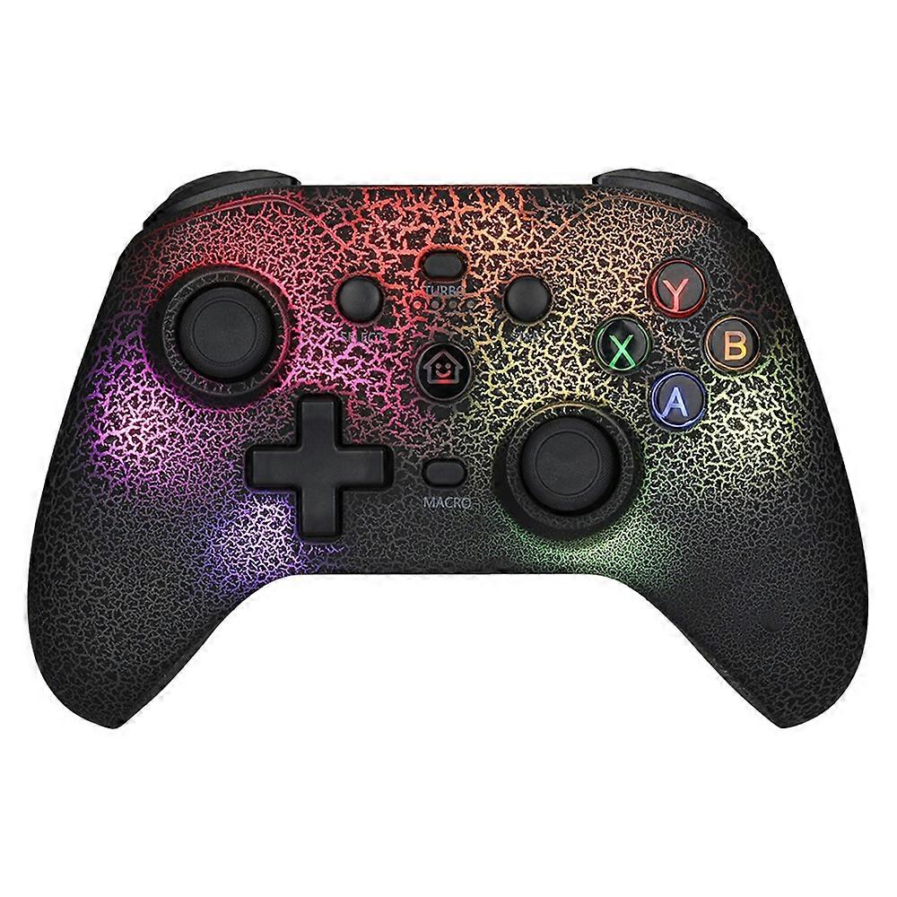 NS21 For Nintendo Switch/iOS/Android/PC RGB Light Gaming Controller Programmable Buttons Wireless Ga
