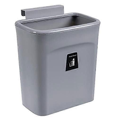 Hanging Kitchen Trash Can for Cabinet Door, Wall Mounted Trash Bin with Space Saving Design