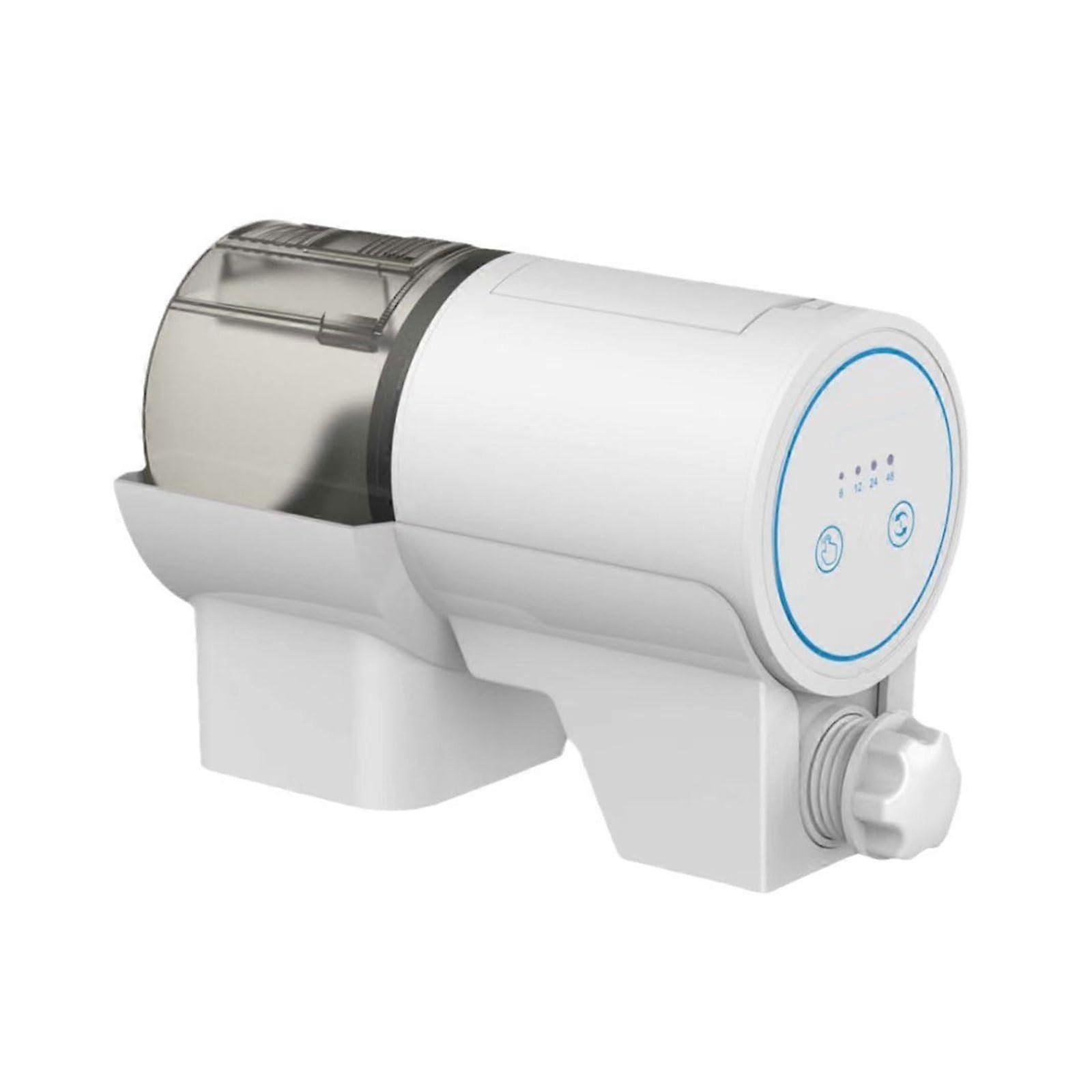 Automatic Fish Feeder with Large Capacity Hopper and Programmable Schedule for Vacation Aquarium