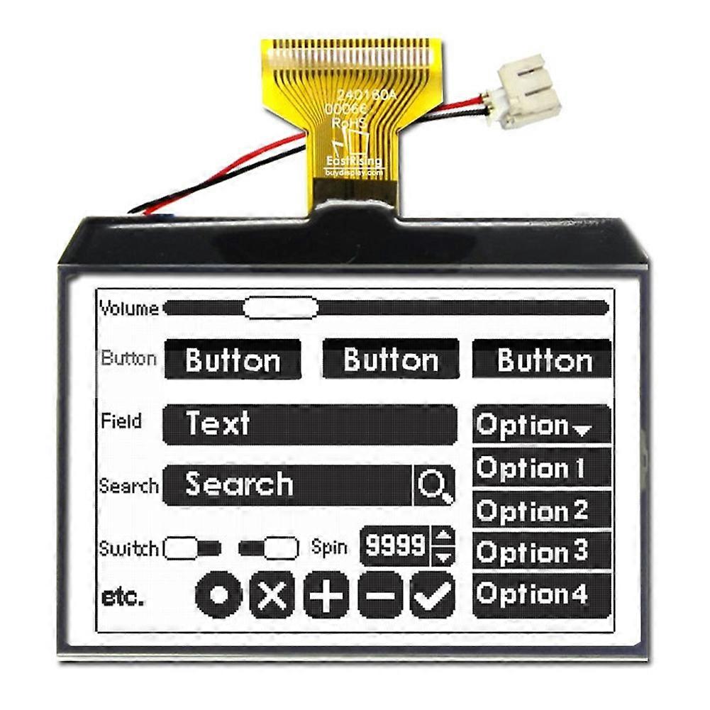 Dot Matrix LCD Display Serial Interface Backlight Connector